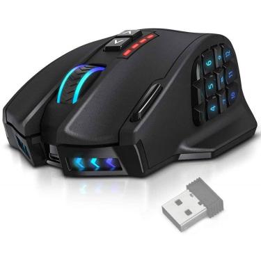 Imagem de UtechSmart Venus Gaming Mouse RGB Wired, 16400 DPI Laser Programable MMO Computer Gaming Mouse [Recomendação da IGN]