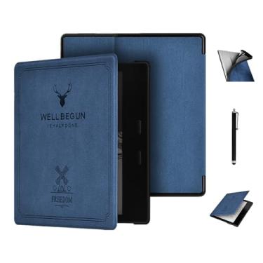 Imagem de Capa para Kindle Oasis de 7 polegadas 10ª geração, versão 2019 e 9ª geração, versão 2017 - capa protetora de TPU leve, à prova de quedas e durável