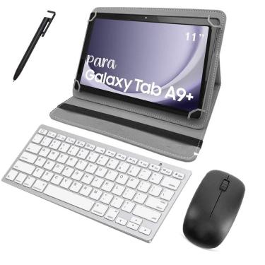 Imagem de Melhor Capa Para Tablet A9 Plus 11&quot;+Teclado+ Mouse+ Película