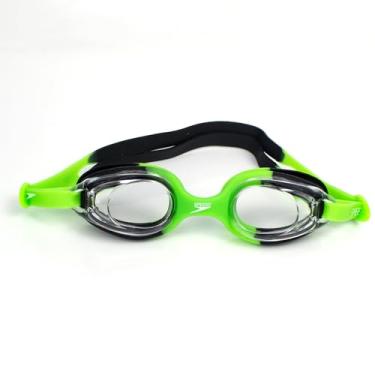 Imagem de Óculos Natação Speedo Jr Olympic Infantil Antiembaçante e Proteção UV (verde cristal)