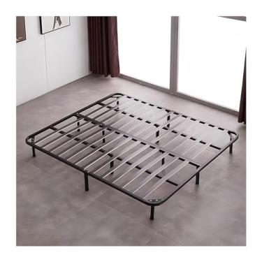 Imagem de Estrutura De Cama Queen Dobrável, Estrutura De Cama Dupla Com Perna De Apoio Forte, Estrutura De Cama De Metal Queen, Para Quartos, Apartamentos, Hotel (Color : Style 1, Size : 59x79in)