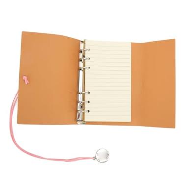 Imagem de Caderno de Folhas Soltas, Caderno de Pasta de 80 Folhas Destacável Multiuso Macio para Tomar Notas (Princesa Rosa)