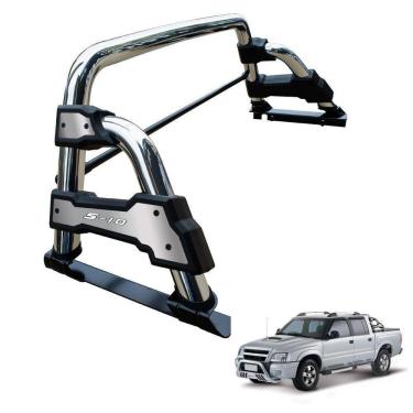 Imagem de Santo Antonio S10 1996 a 2011 Cromado STR Com Grade Vigia