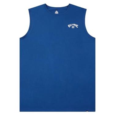 Imagem de Billabong Camisetas masculinas grandes e altas – Camiseta de jérsei sem mangas, Royal, 1X