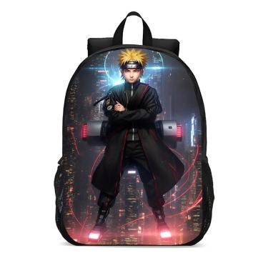 Imagem de Mochila Escolar Infanto Juvenil Anime Naruto Ninja Novidades 0138-Unissex