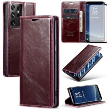 Imagem de Asuwish Capa de telefone para Samsung Galaxy S8 Plus capa carteira de vidro temperado protetor de tela flip suporte para cartão de crédito slot bolsa celular S8plus S 8 8plus 8S Edge S8+ SM-G955U