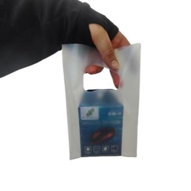 Imagem de 50 SACOLAS PLASTICA BOCA DE PALHAÇO 16x20x0,13 1°LINHA (TRANSPARENTE)