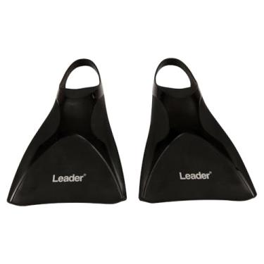 Imagem de Leader Glasses - Nadadeira Azul em Silicone – Alta Frequência, Flexível e Resistente – Ideal para Treinos de Natação e Mergulho Pé de Pato, Preto, P