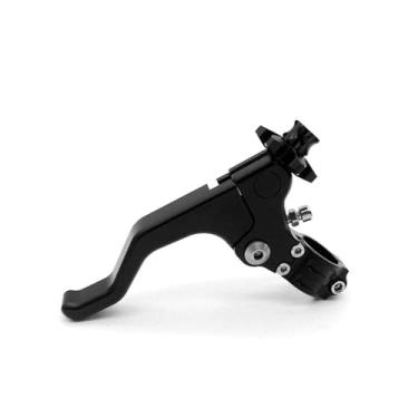 Imagem de ACZMTPJ Manete de embreagem Stunt CNC Manete de embreagem curta para guidão universal motocicleta bicicleta suja 22 mm 7/20.3 cm para KX500 KX250 KX125 KX85 KX65 Preto