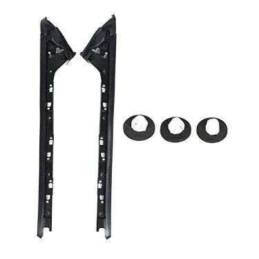 Imagem de Zohisin Interior BB5Z7803136AB 97 × 18 × 6 pares Moldagem interna do pilar do pára-brisa dianteiro 926 451 Substituição esquerda direita para Explorer 2011 2019 Substituição da