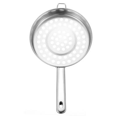 Imagem de Coador De Camarão Grande Buraco Coador Com Alça Cesta De Secagem Coador De Mão Coador De Escumadeira Coador De Malha De Cozinha Massa Ajustável Aço Inoxidável