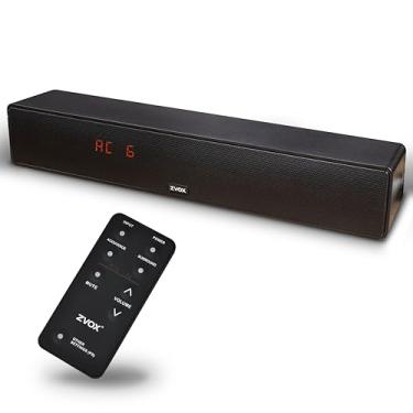 Imagem de ZVOX Barra de som esclarecedora Dialogue – Tecnologia de audição patenteada, barra de som AccuVoice TV com 12 níveis de aumento de voz, alto-falantes de TV Home Theater de 43.2 cm, ideal para Smart