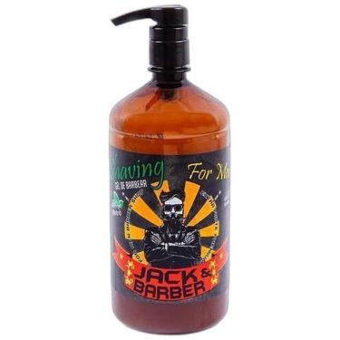 Imagem de Shaving Gel Jack Barber 1Kg Gel De Barbear Refrescante Menta