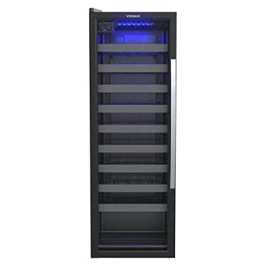 Imagem de Adega Venax Piubella 200 para 50 Garrafas Preto Porta Invertida 127V 19938