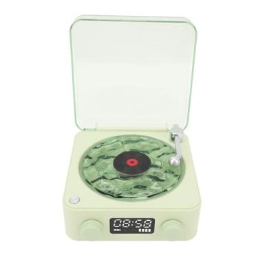 Imagem de Reprodutor de Discos de Vinil, Alto-falante Portátil Vintage Com Luz Noturna Suave, Som Estéreo Nítido Reprodutor de Discos retrô Com Bluetooth para Quarto de Casa e Escritório
