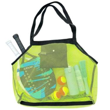 Imagem de Bolsa Sacola Grande Malha Em Tela Para Viagens Praia Piscina - LILIART