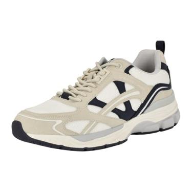 Imagem de Calvin Klein Tênis masculino Pacific, Cinza claro/azul-marinho 050, 44