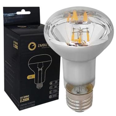 Imagem de Lâmpada R63 Filamento Refletora Led 8W 2200K Âmbar E27 - EMBULED