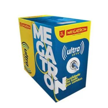 Imagem de Cabo de Rede CFTV Alarme 24AWG ULTRA ALARM Megatron 4 Pares Preto - 27