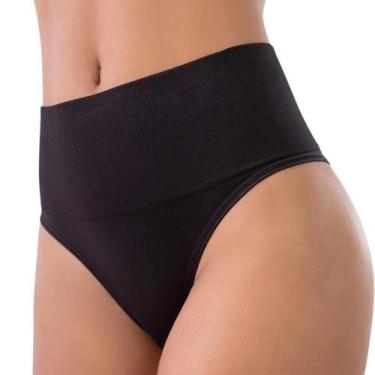 Imagem de Calcinha Alta Sem Costura DelRio 5050 Modeladora, Preto, M