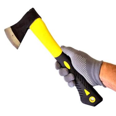 Imagem de Machadinha De Aço Afiada Com Cabo Fibra Emborrachado - NAVY+PRO
