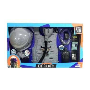 Imagem de Brincando De Ser Piloto Com Acessórios Tático Multikids