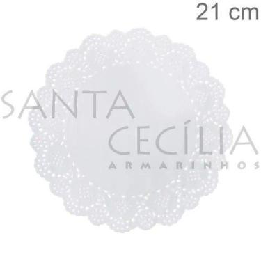 Imagem de Doilies Toalha Rendada de Papel Branca  Prática e muito elegante Podes