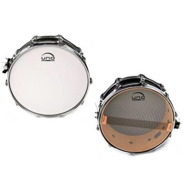 Imagem de Kit Peles 14 caixa bateria + Resposta Uno Evans Resistente - Uno By Ev