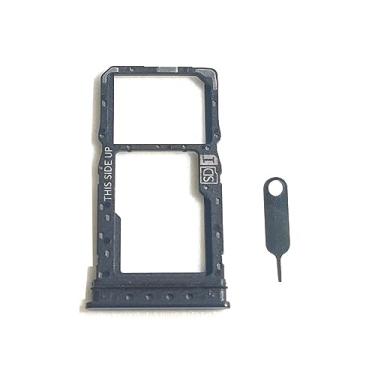 Imagem de Suporte Micro SD Nano SIM bandeja de substituição para Motorola Moto G 5G 2023 XT2313 (azul)