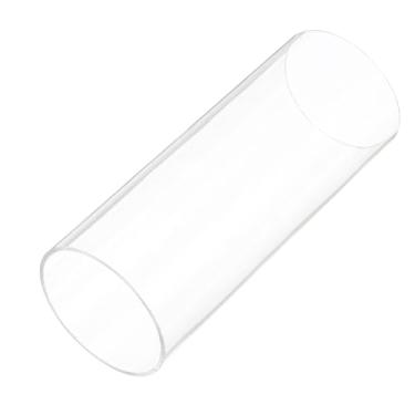Imagem de Rebower Tubo rígido de plástico transparente de 15 cm 56 mm x 60 mm (2 3/40.6 cm x 6.0 cm) tubo de acrílico redondo de policarbonato, [para encanamento, hidráulica, aquário, faça você mesmo]