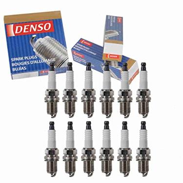 Imagem de 12 velas de ignição padrão Denso compatíveis com Mercedes-Benz ML320 3.2L V6 1999-2002