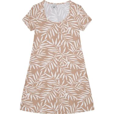 Imagem de Vestido Manga Curta Viscolycra Estampado Malwee Ref. 84980