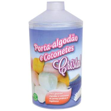 Imagem de Porta-cotonetes/algodão Cristal Poliestireno Transparente - Brasami