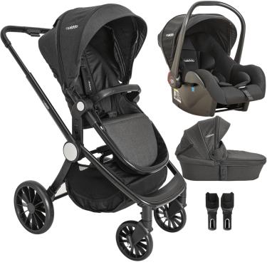 Imagem de Carrinho de Bebe Moises Bebe Conforto Kiddo Sunny Melange Preto