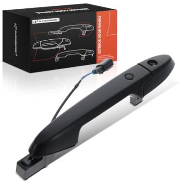 Imagem de A-Premium Maçaneta externa da porta dianteira esquerda do lado do motorista com fechadura compatível com Honda HR-V HRV 2016-2021, preto preparado, substituição # 72180-T7W-A01ZE