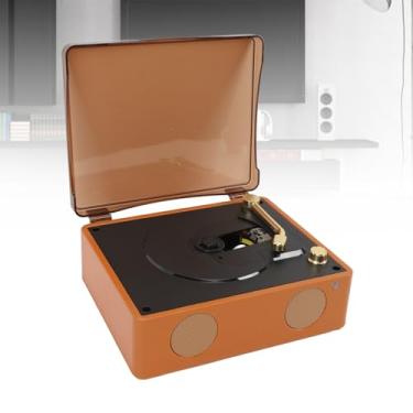 Imagem de Toca-discos retrô, Toca-discos retrô 2000mAh Com Alto-falante Estéreo, Toca-discos Com Controle Remoto para CD CD R CD RW VCD DVD MP3 WMA