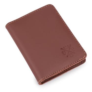 Imagem de Carteira Masculina Pequena Porta Cartão Cnh Dinheiro Em Couro Use Youn