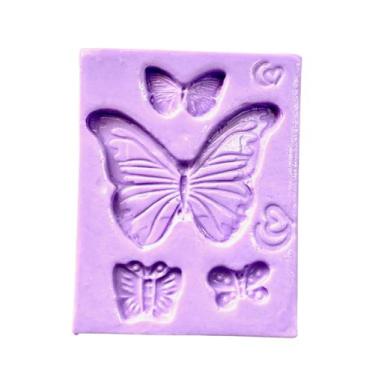 Imagem de F1672 molde de silicone borboleta confeitaria biscuit - confeitaria do
