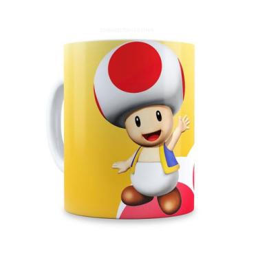 Imagem de Caneca de Ceramica Super Mario Toad - Pomps Geek