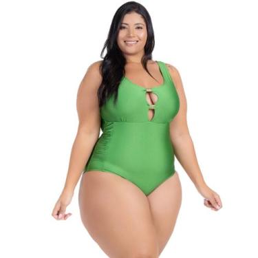 Imagem de Maio Body Acinturado Plus Size Modela Cintura Liso Casual - HYPE MODAS