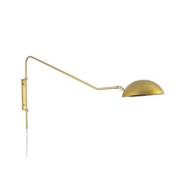 Imagem de Lustre Arandela Dome Articulada Industrial 70cm Dourado 317 - ILUMINAM