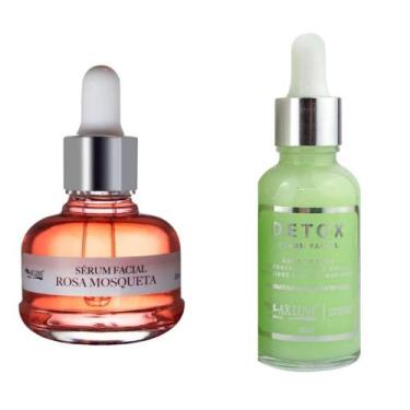 Imagem de Kit 2 Serum Facial Rosa Mosqueta + Detox Skin Care Regenerador Antioxi