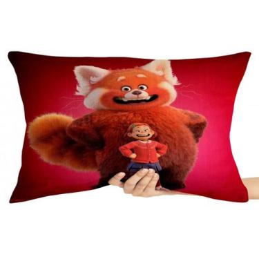 Imagem de Capa Travesseiro fronha com ziper 50x70  Red urso panda - Empório Dutr