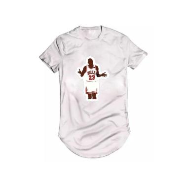 Imagem de Camiseta Longline Michael Chicago Dennis Rodman Basquete 23