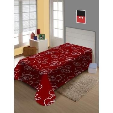 Imagem de Manta Fun Solteiro Mickey Mouse C/Cinta 150x200m  Jolitex