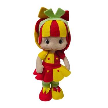 Imagem de Boneca Emília de Feltro c/ Base 26x12cm - 2833 - EMILIA