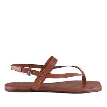 Imagem de Sandália Rasteira Feminina Capodarte 4018585 Camel-Feminino