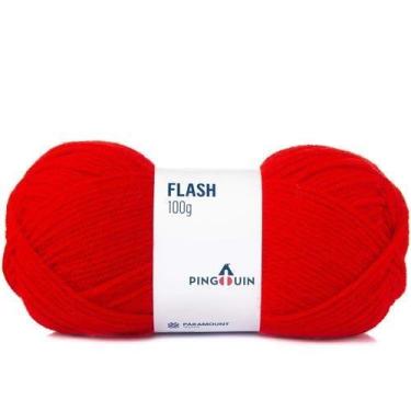 Imagem de Lã Flash Pingouin 100g, 0314 TOMATE
