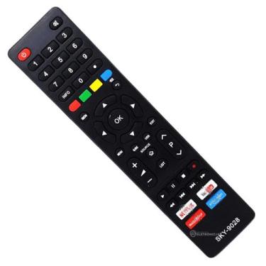 Imagem de Controle Remoto Compatível Com Smart TV Philco Com Função YouTube e Ne