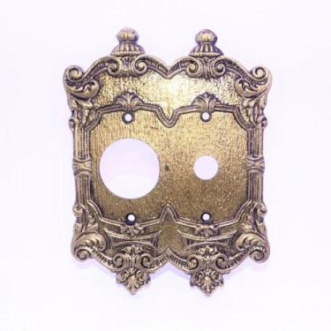 Imagem de Placa Colonial Plástico 4x4 pra 1 Tomada com Furo Pavilonis - VIALUX